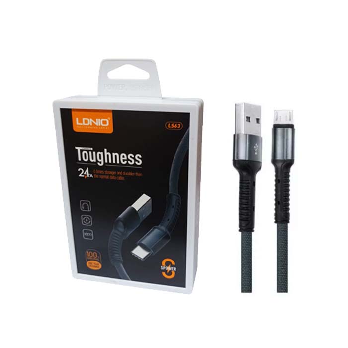 LDNIO CABLE DATA DE CARGA RAPIDA MICROUSB (V8) LS63 – 1MT